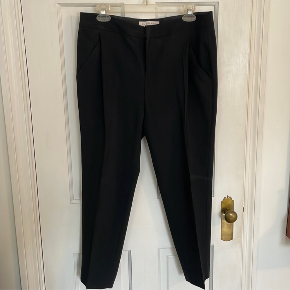 Everlane Black Straight Leg Pants